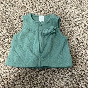 Carters dark green baby vest